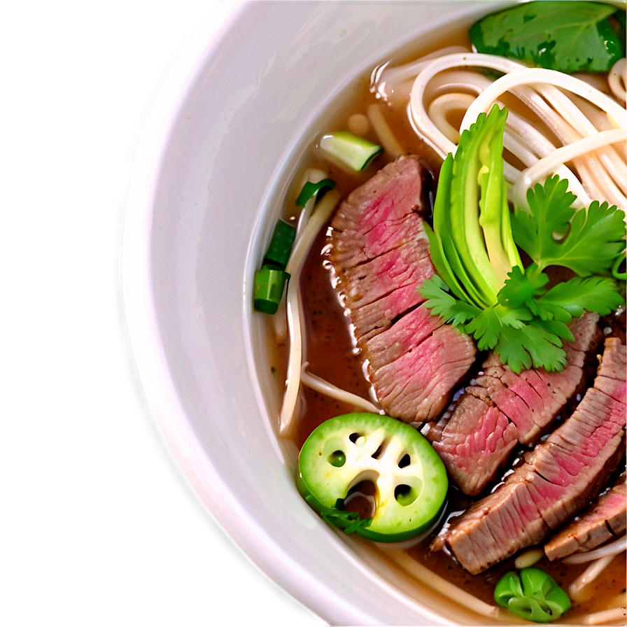 Beef Pho Bowl PNG 06262024 PNG with transparent background