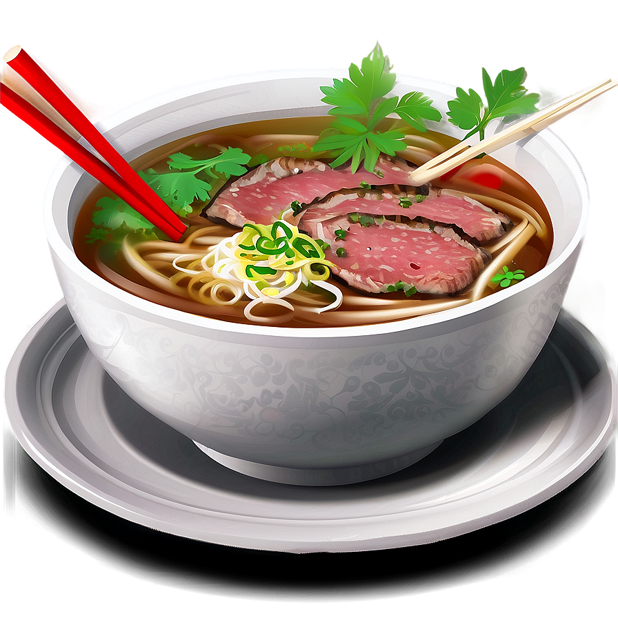 Beef Pho Bowl Png Moh80