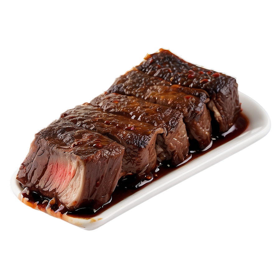 Beef Short Ribs BBQ PNG afh77 PNG with transparent background