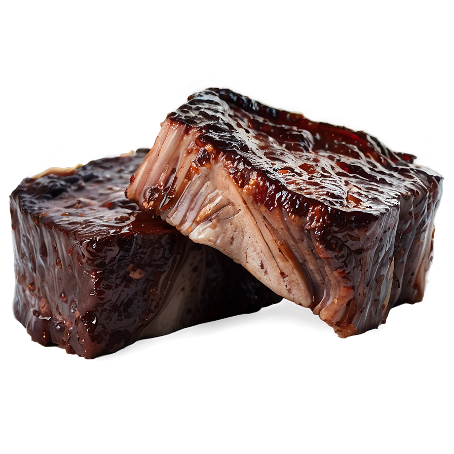 Beef Short Ribs BBQ PNG aih PNG with transparent background