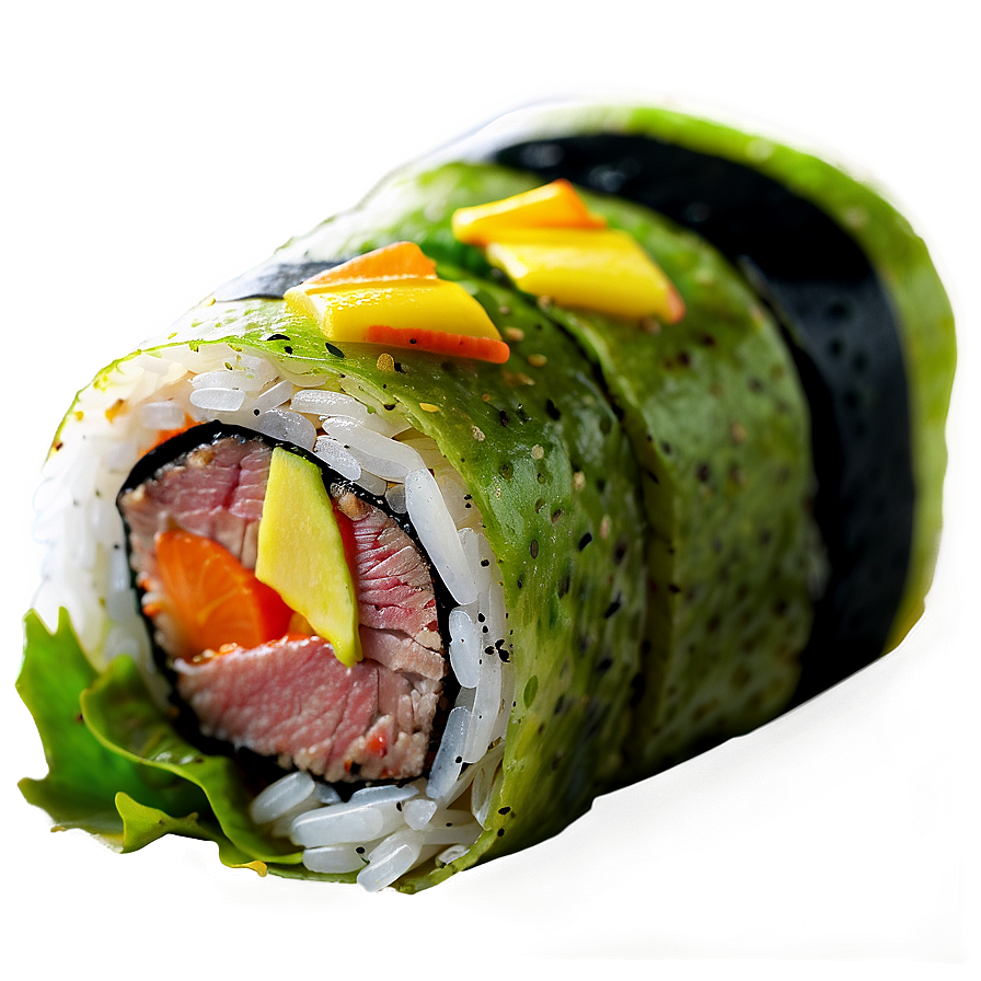 Beef Sushi Roll Png 40