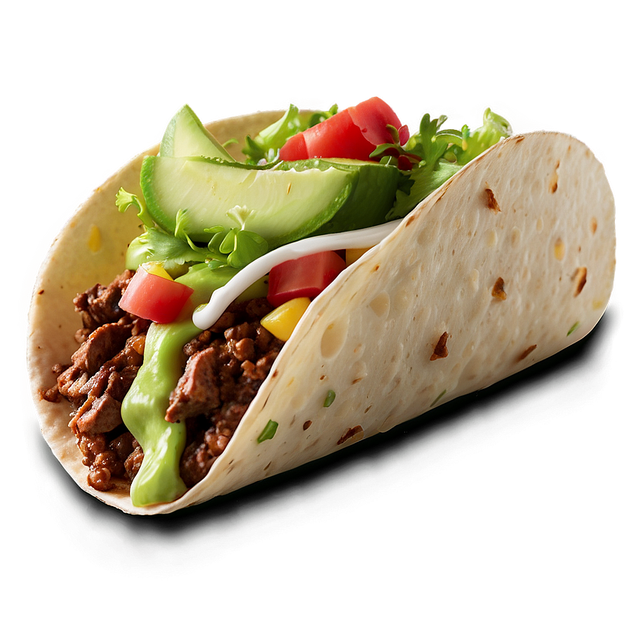 Beef Taco PNG 05042024 PNG with transparent background