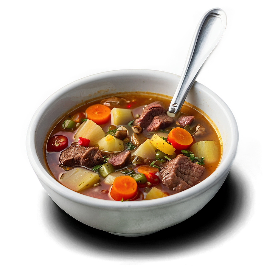 Beef Vegetable Soup PNG mqc PNG with transparent background