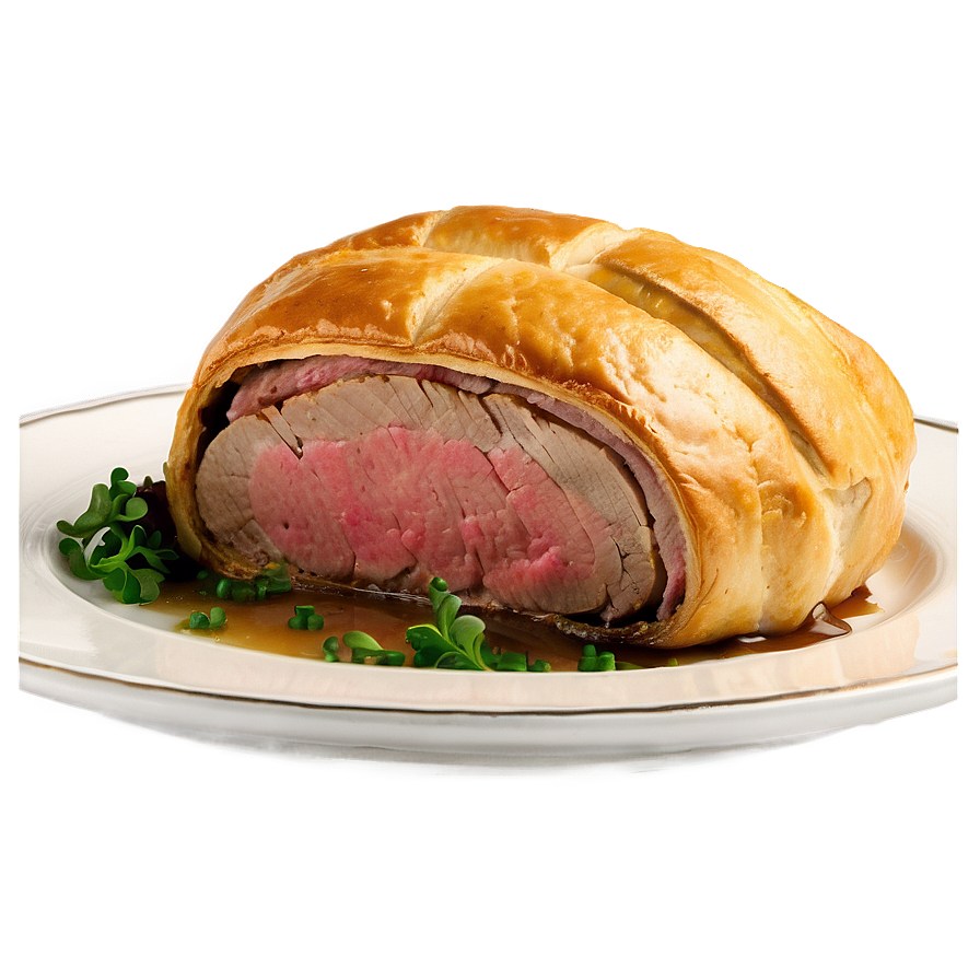 Beef Wellington Dish PNG 24 PNG with transparent background