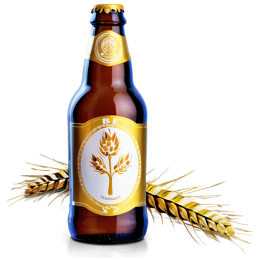 Beer Bottle And Wheat Png Ncf