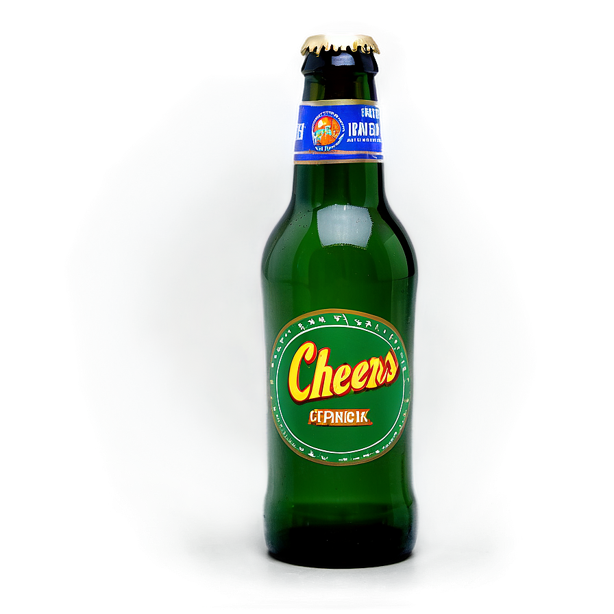 Beer Bottle With Cheers Png Vqb