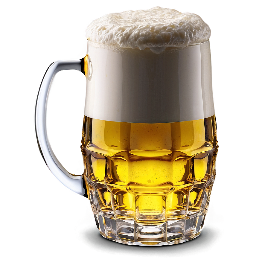 Beer Glass With Suds Png Lcg