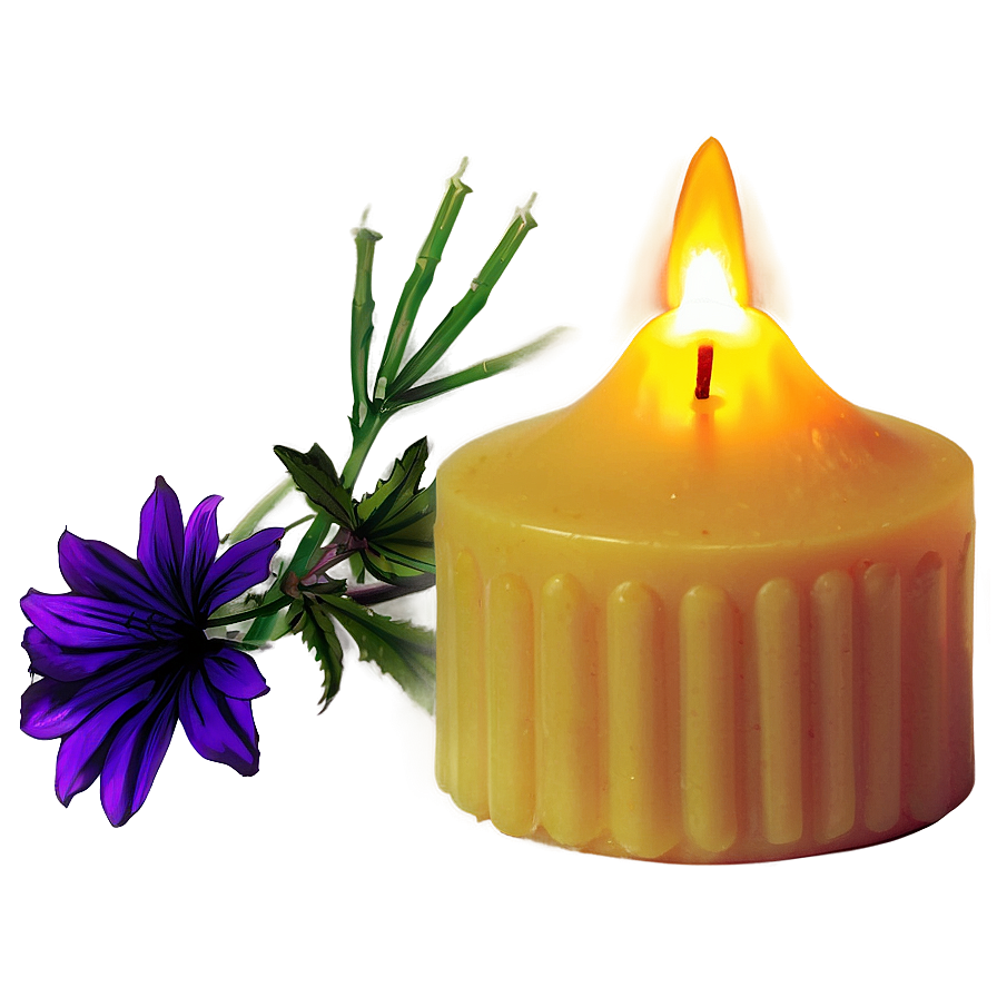 Beeswax Candle Png 05232024