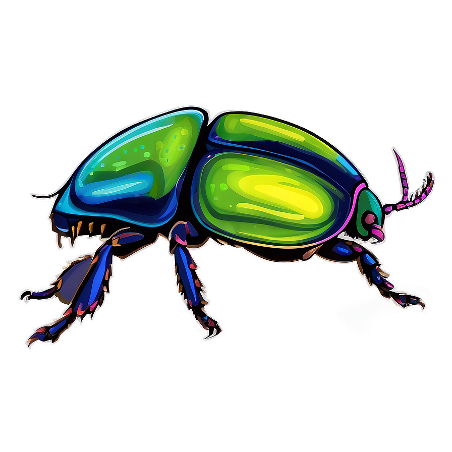 Beetle Illustration Png 05242024