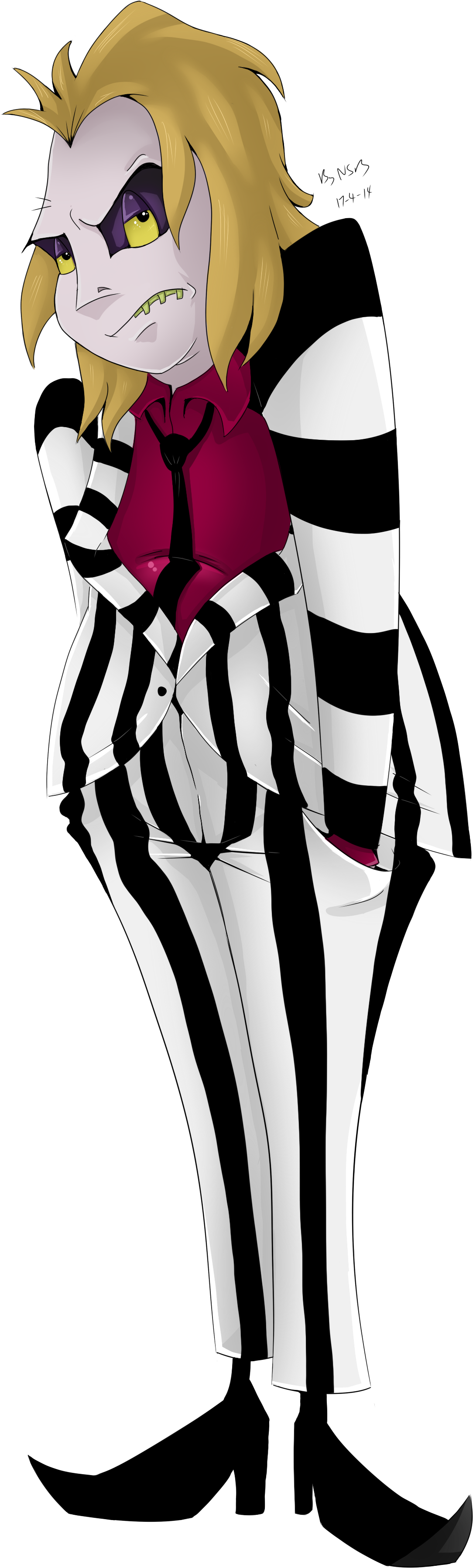 Beetlejuice - Illustration PNG with transparent background