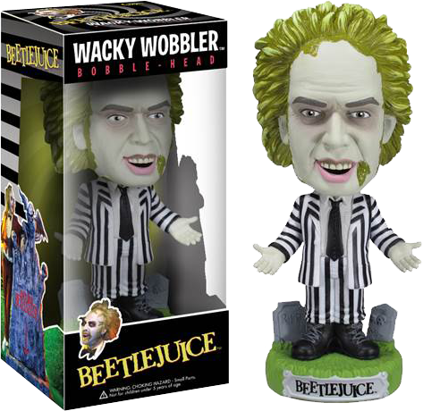 Beetlejuice Wacky Wobbler - Funko Pop Wacky Wobbler PNG with transparent background