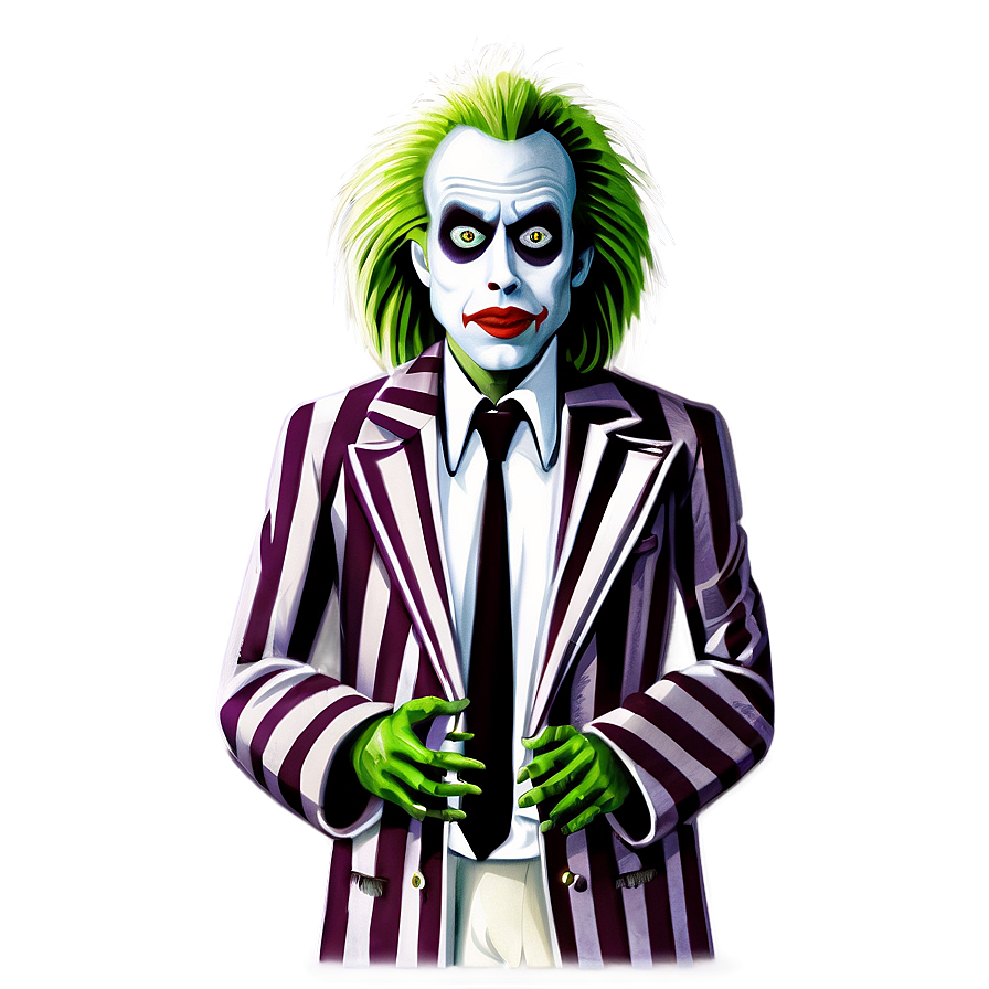 Beetlejuice Cartoon Art Png 05232024