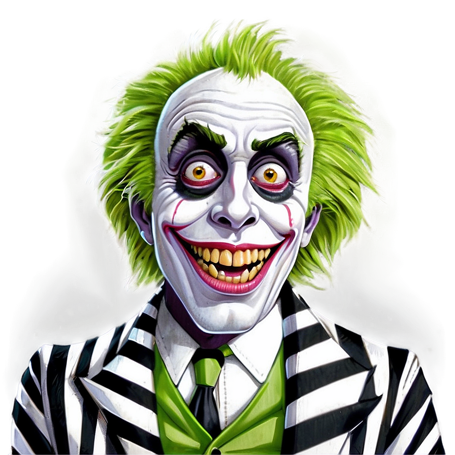 Beetlejuice Cartoon Art Png 05232024