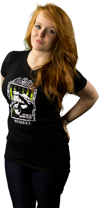 Beetlejuice Fan T Shirt Model