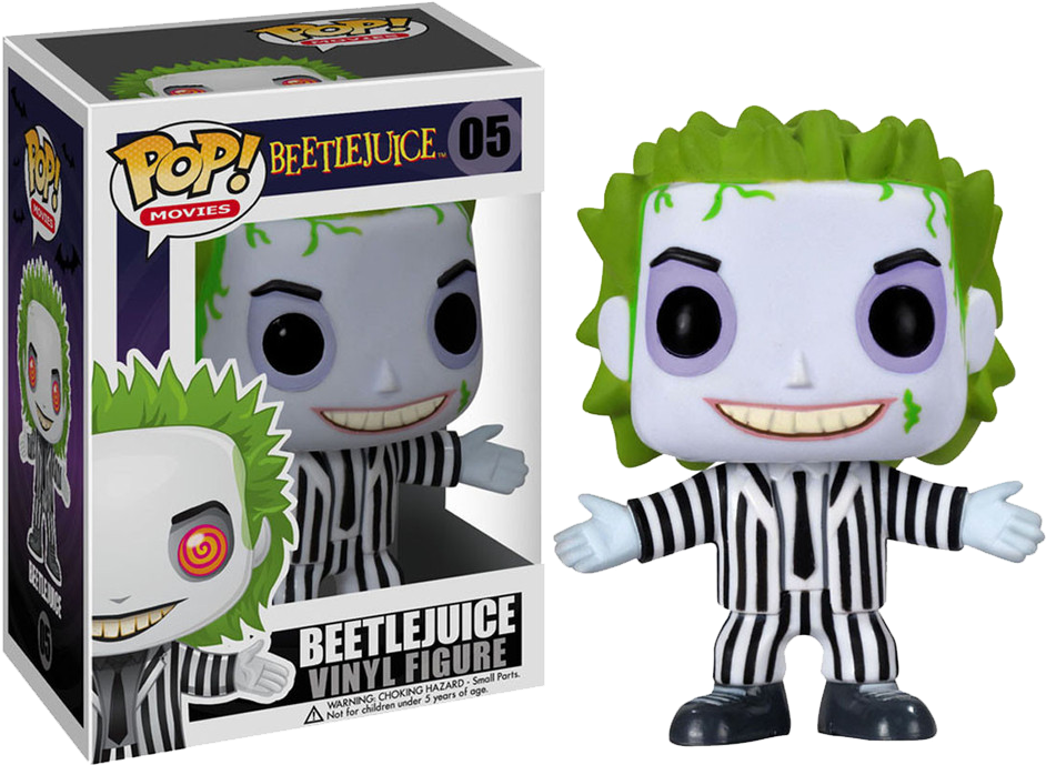 Pop Figure Beetlejuice Beetlejuice PNG with transparent background