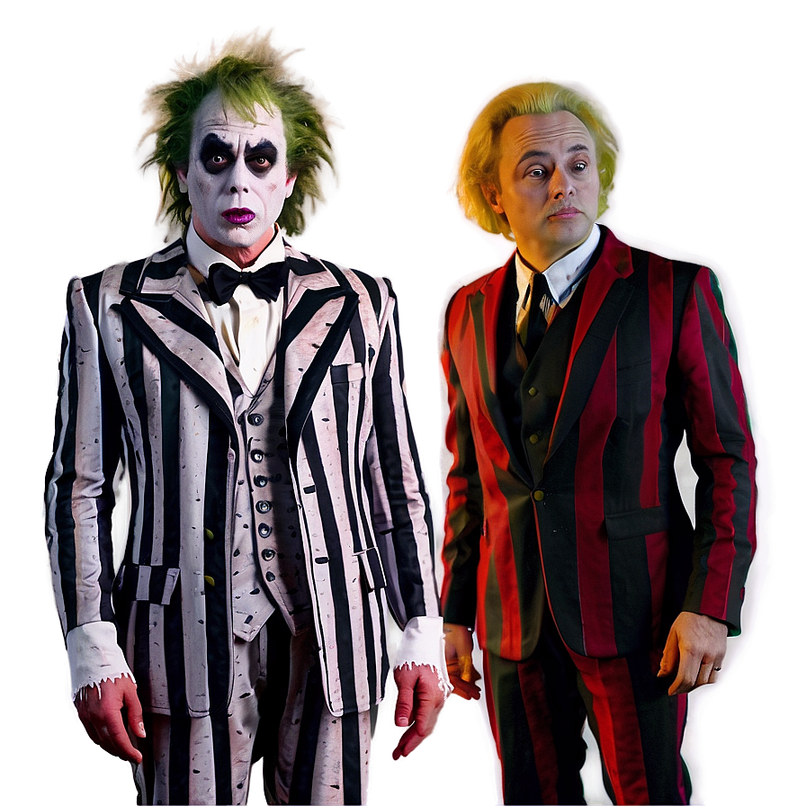 Beetlejuice Striped Suit Png 69