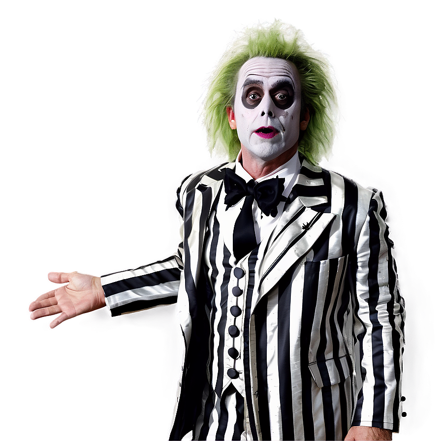 Beetlejuice Striped Suit Png Yex69