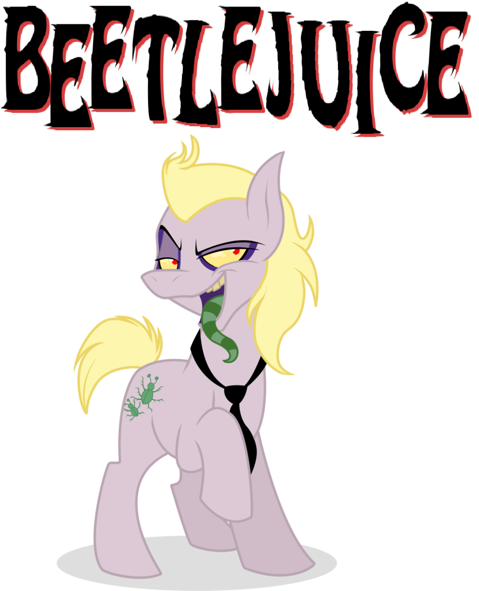 Beetlejuice Themed Pony Illustration