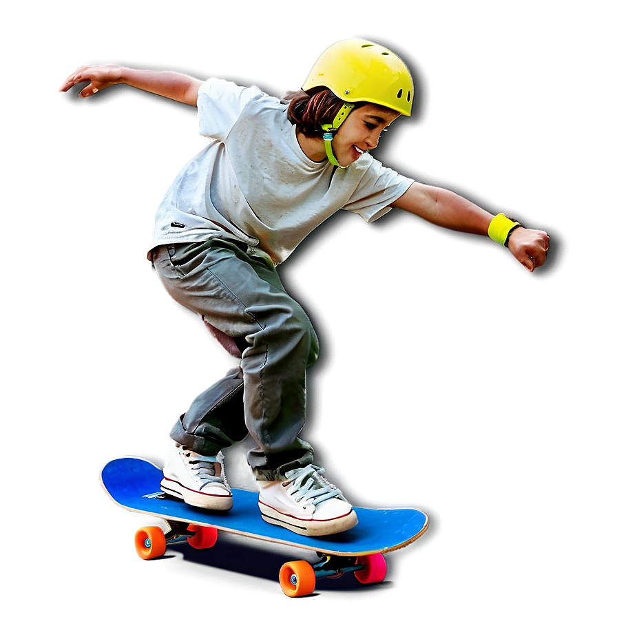 Beginner Skateboarding PNG 06242024 PNG with transparent background