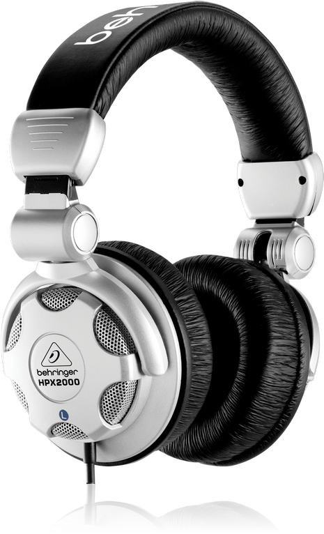 Behringer H P X2000 Headphones PNG image with a transparent background, free high-resolution download