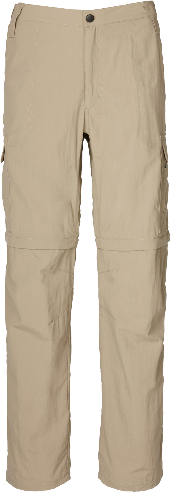 Beige Cargo Pants Isolated