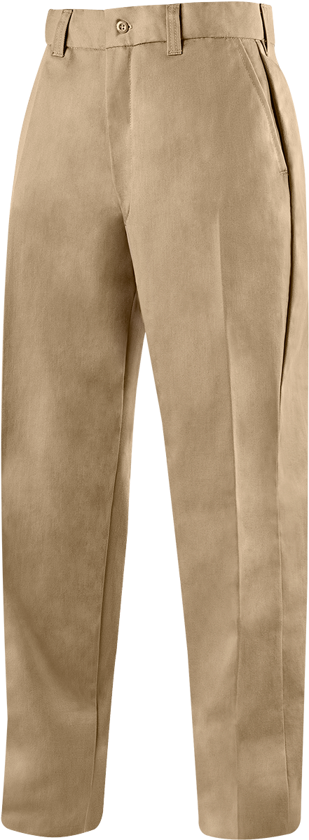 Beige Dress Pants Product Photography PNG with transparent background