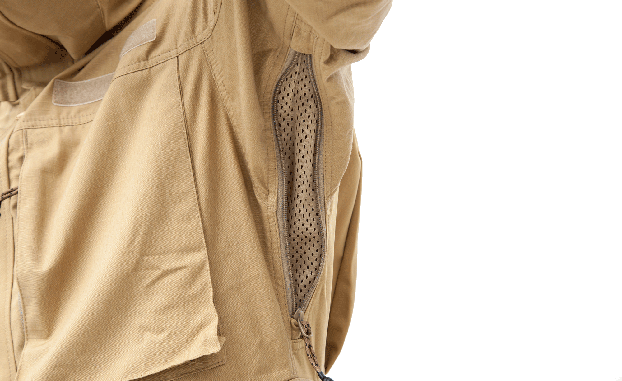 Beige Jacket Closeup