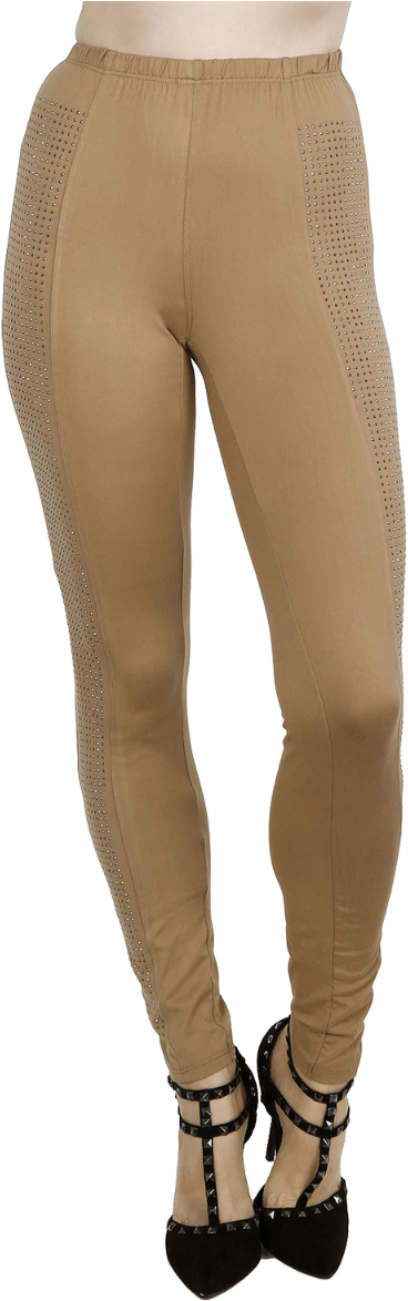 Women's Leggings W/side Stones - Leggings, HD Png Download PNG with transparent background