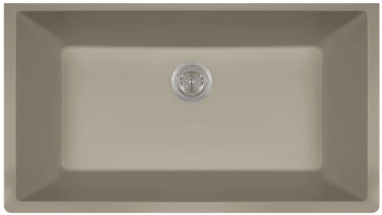 Beige Undermount Kitchen Sink