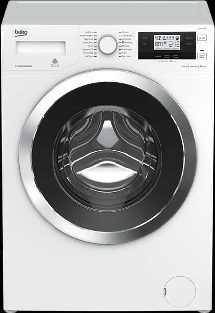 Front Loader Washing Machine Png Photo - New Beko Washing Machine, Transparent Png PNG image with a transparent background, free high-resolution download