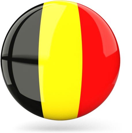 Belgian Flag Sphere Graphic