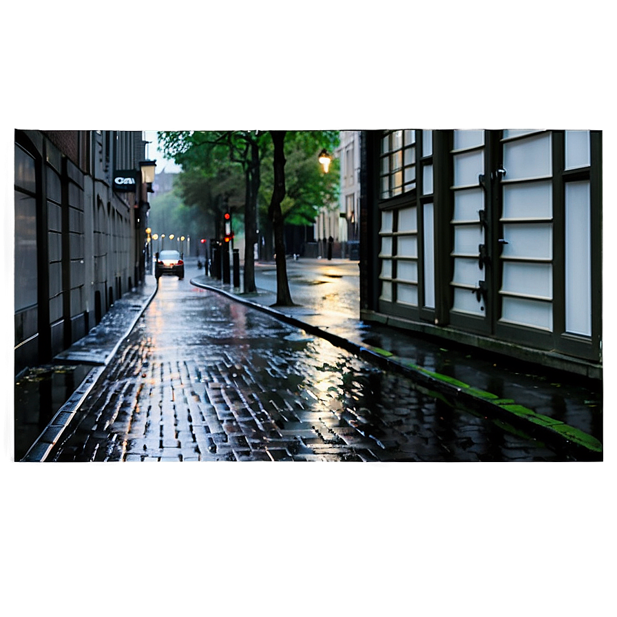 Belgium Rainy Street Png 4