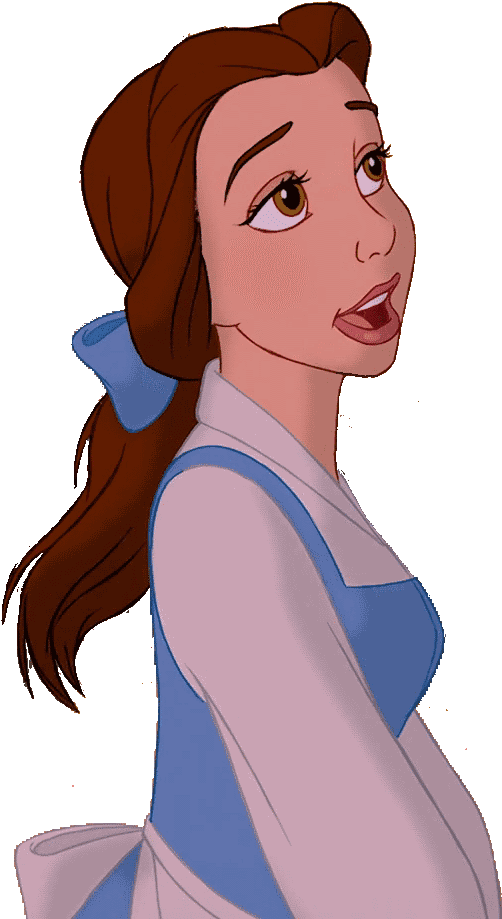 Belle Beauty And The Beast Cartoon, HD Png Download PNG with transparent background