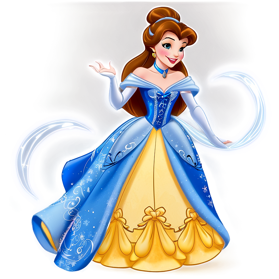 Belle Disney Princess PNG wlc55 PNG with transparent background