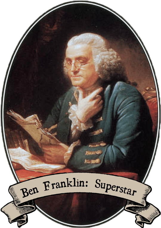 Ben Franklin Superstar Portrait