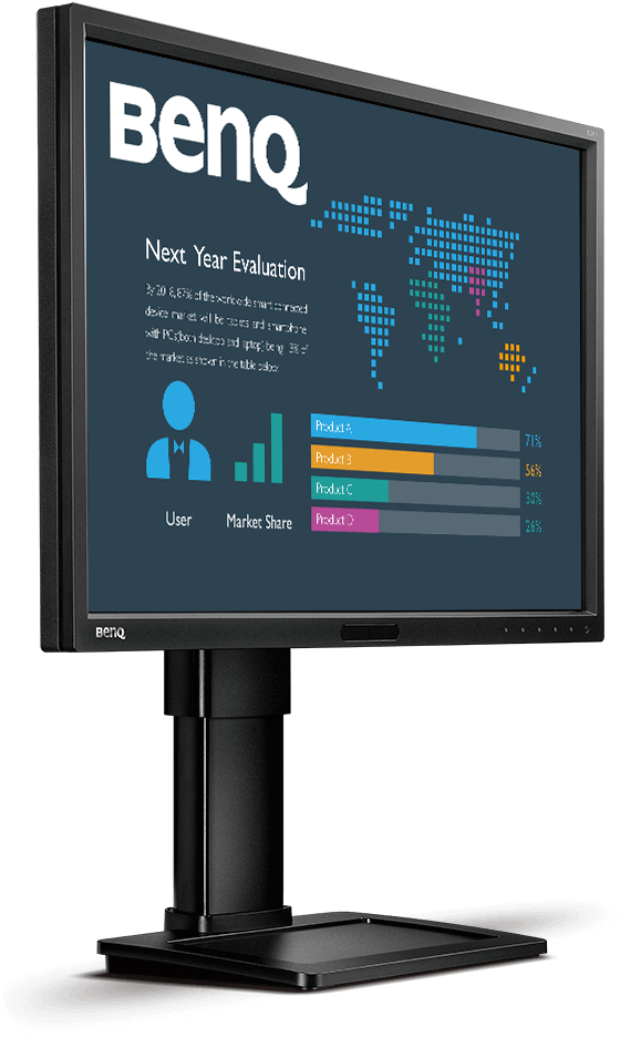 Ben Q Monitor Displaying Graphs