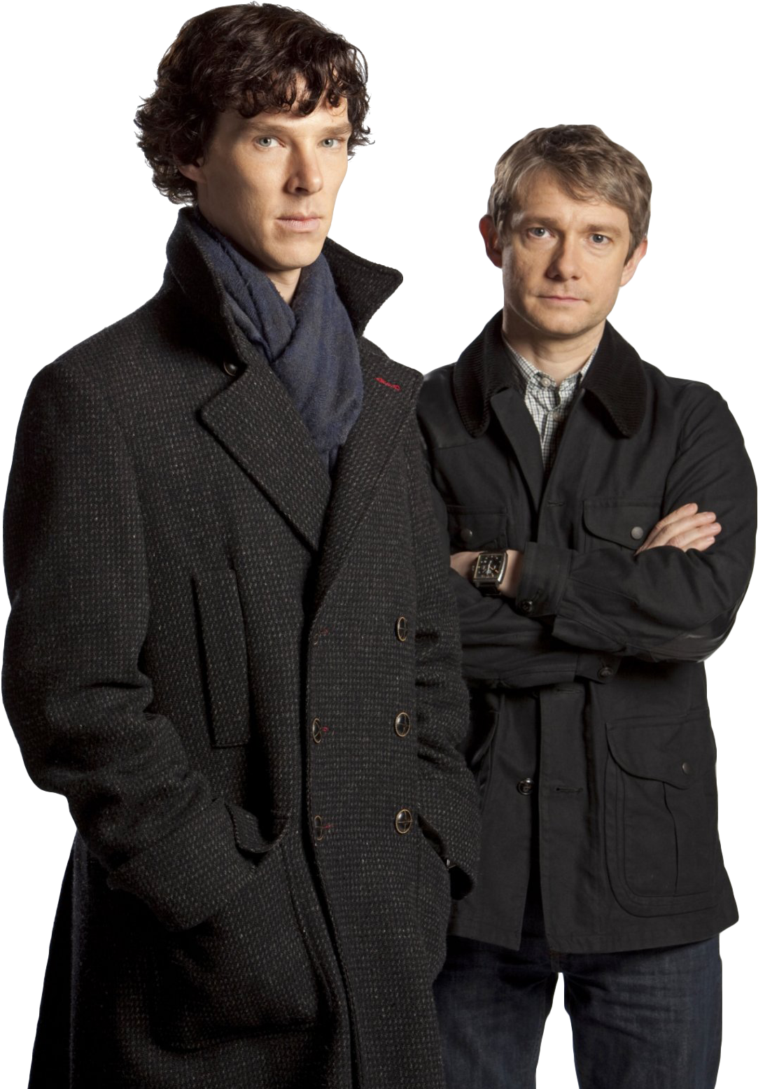 Benedict Cumberbatch Martin Freeman Sherlock Holmes, HD Png Download PNG with transparent background