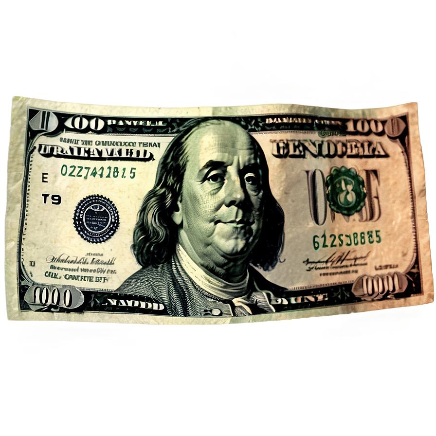 Benjamin Franklin Dollar Bill Png Hrg