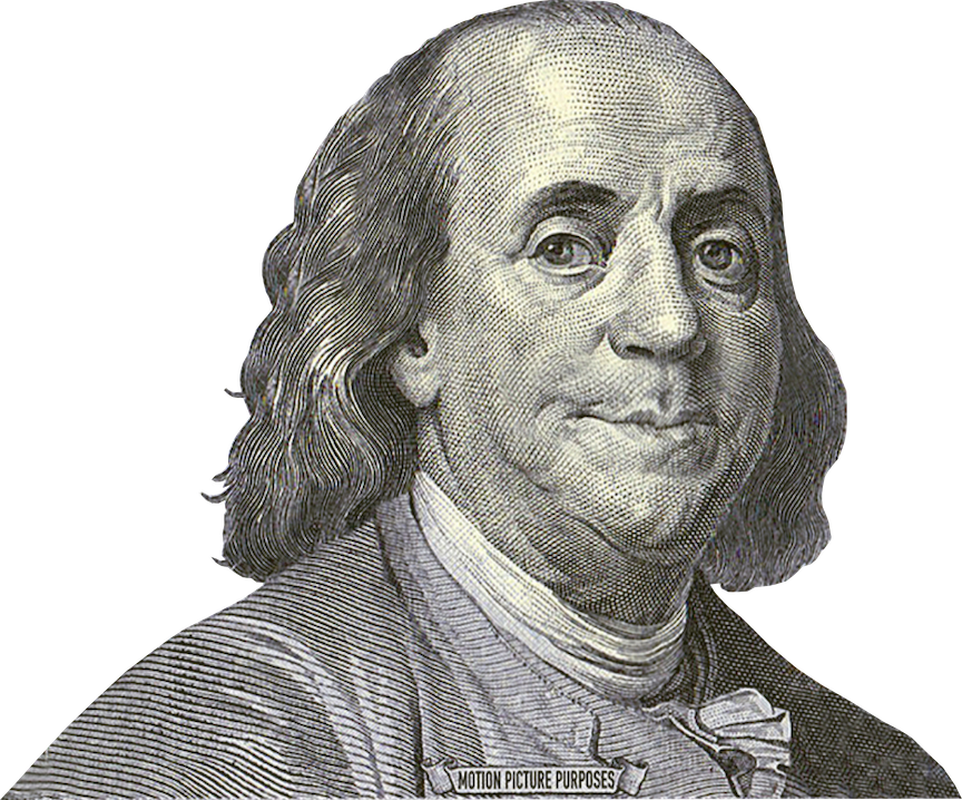 Benjamin Franklin Portrait Engraving