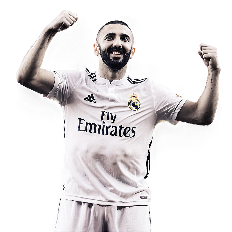 Benzema Historic Goal Celebration Png Rpe74