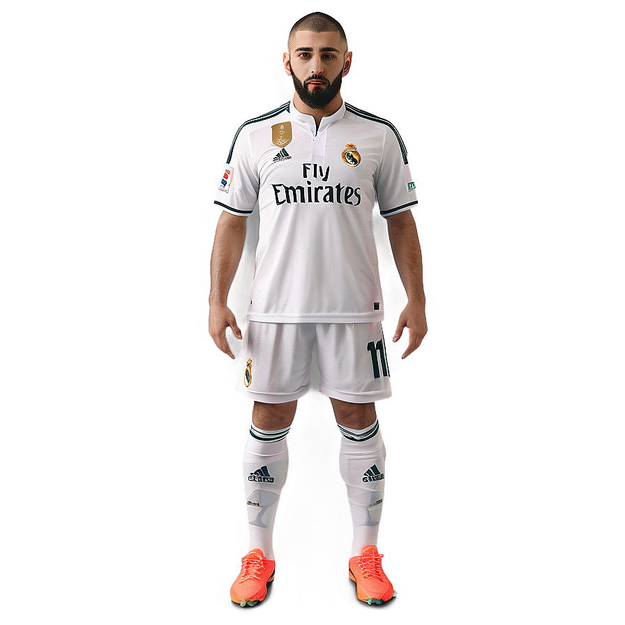 Benzema Real Madrid Uniform Png 29