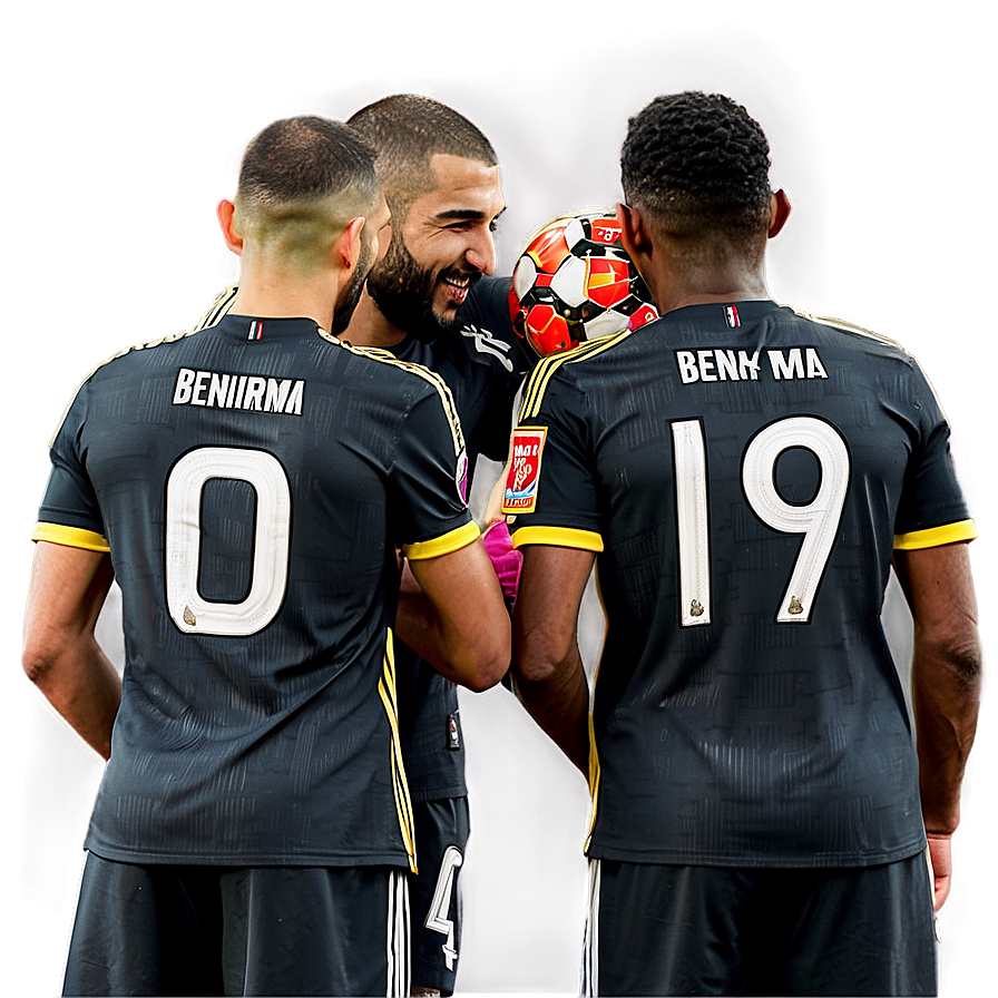 Benzema Team Huddle Png 06212024