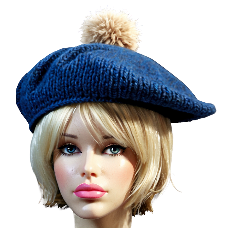 Beret With Pom Pom Png 68