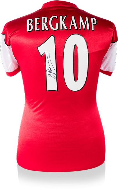 Bergkamp Arsenal10 Red Jersey