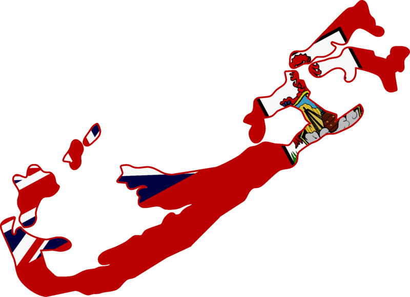 Bermuda Flag Map, HD Png Download PNG with transparent background