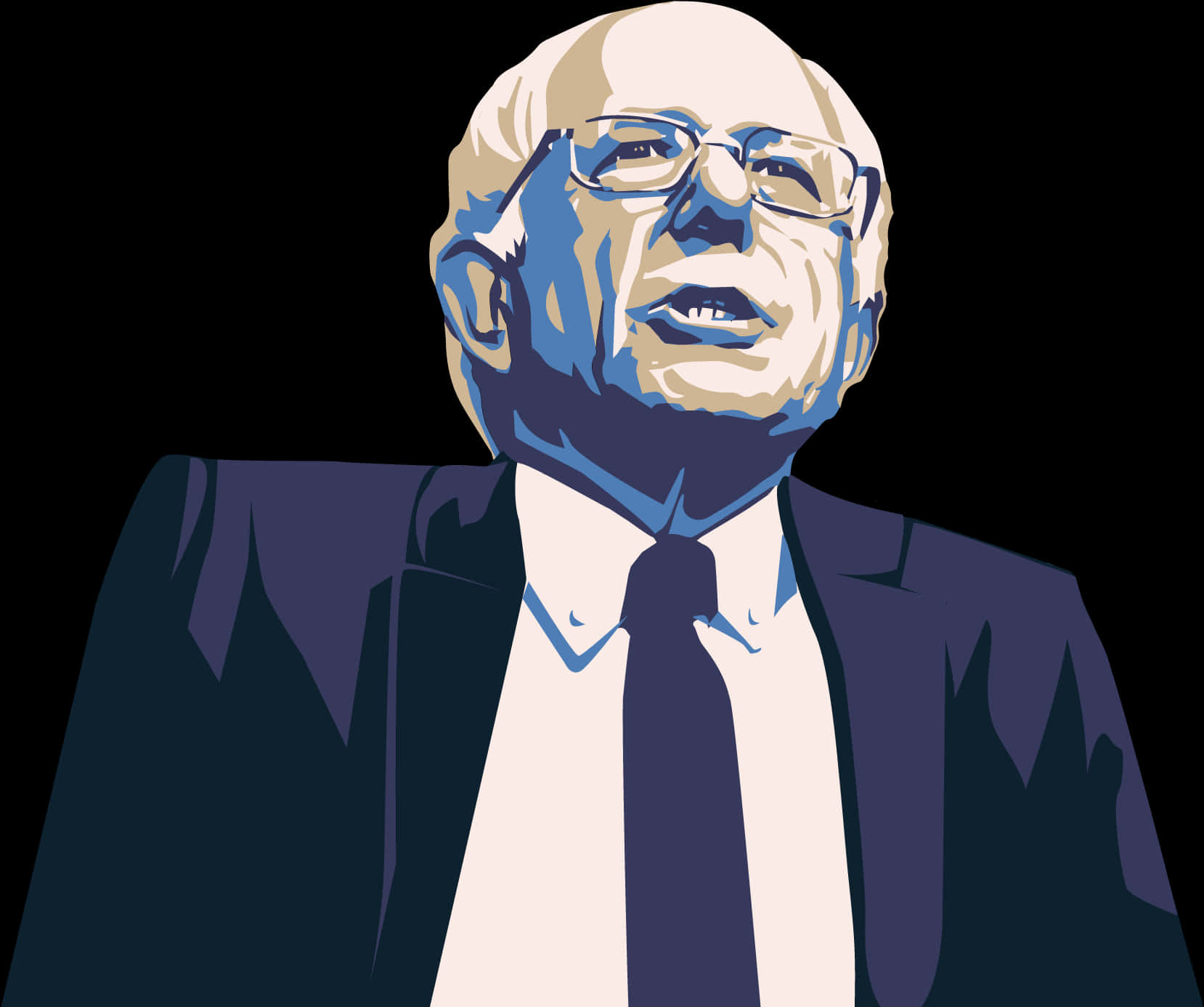 Bernie Sanders Vector Portrait