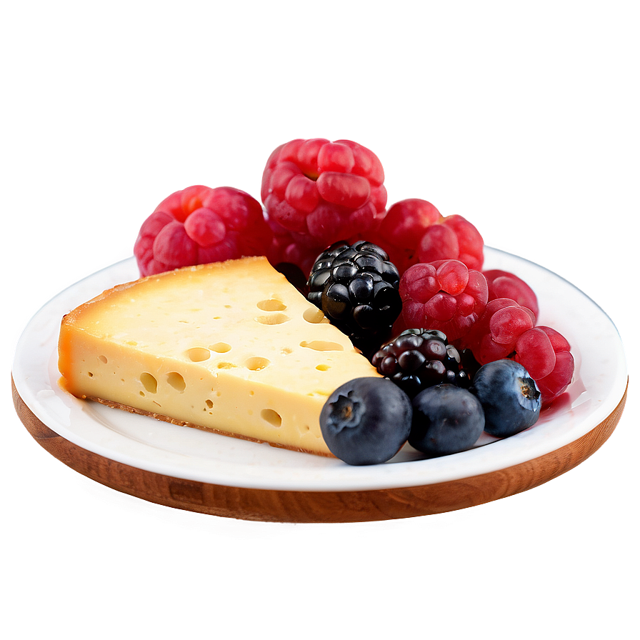 Berries And Cheese Platter Png Erb