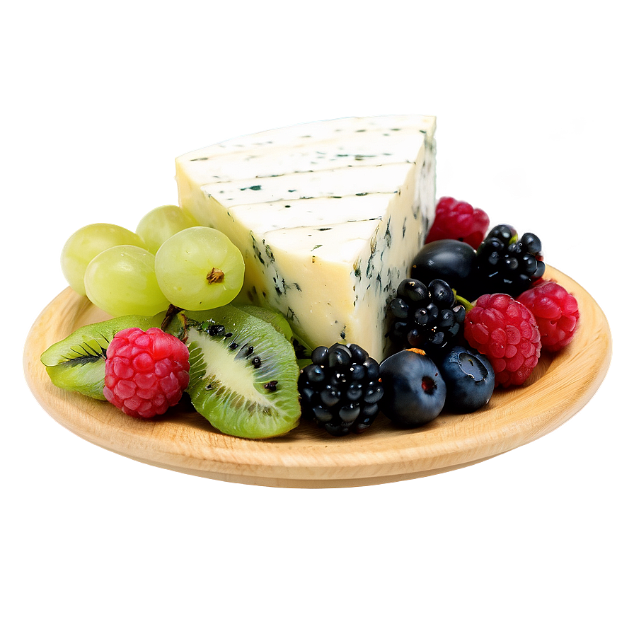 Berries And Cheese Platter Png Gji96