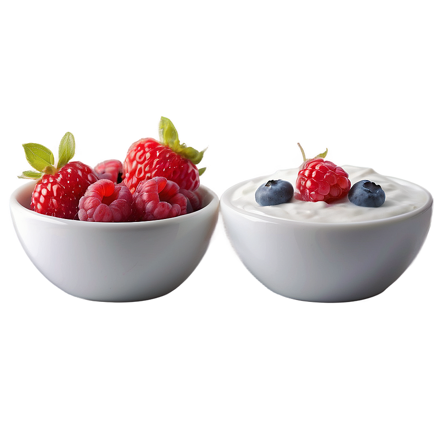 Berries and Yogurt PNG 06122024 PNG with transparent background