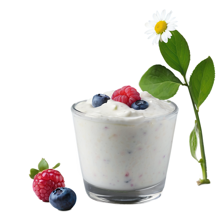 Berries and Yogurt PNG 86 PNG with transparent background
